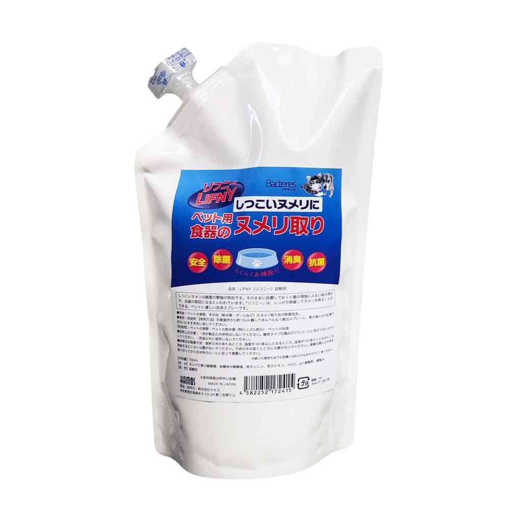 カモス バクテレスリフニー ペット用 食器ヌメリ取り 詰替用 700ml