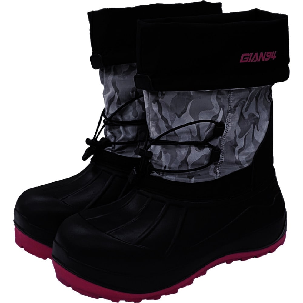 KEIAI 防寒長靴 GIAN94 シルバー／ピンク XL 【直送品】 返品・キャンセル・他商品と同時購入は不可