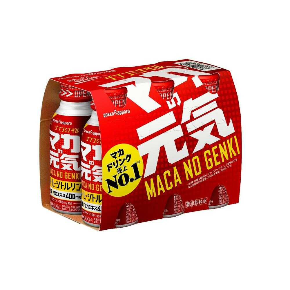 ◆ポッカサッポロ マカの元気ドリンク 100mlX6本   【6個セット】