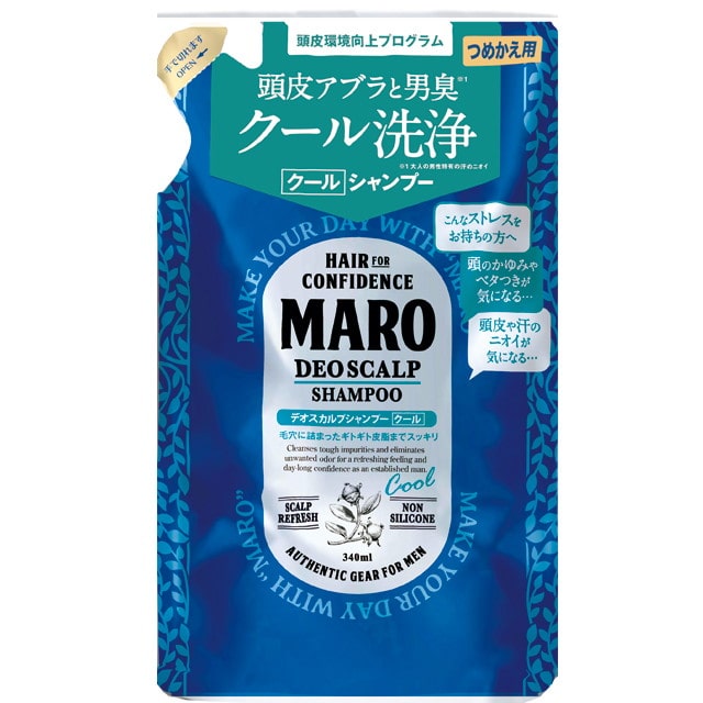 MARO(マーロ) デオスカルプシャンプー クール 詰替 340ml