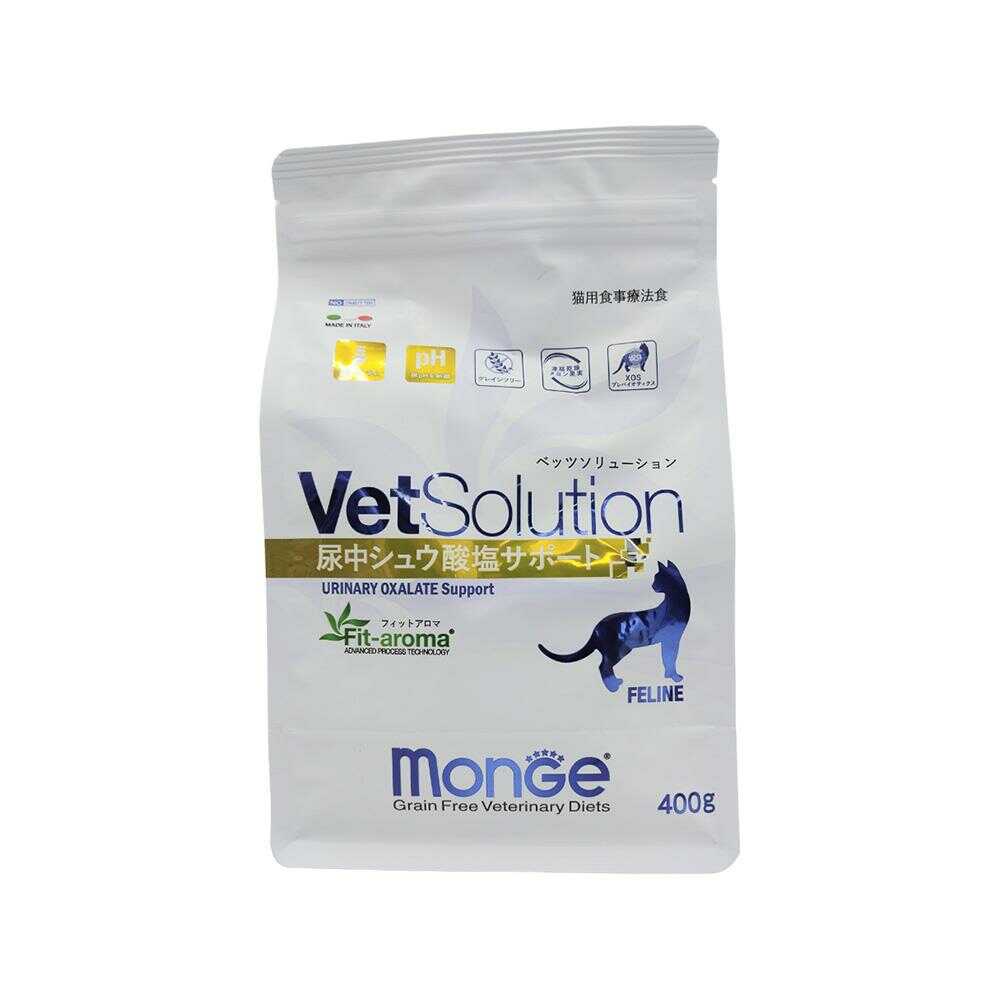 MONGE ベッツソリューション 猫用 尿中シュウ酸塩サポート 400g