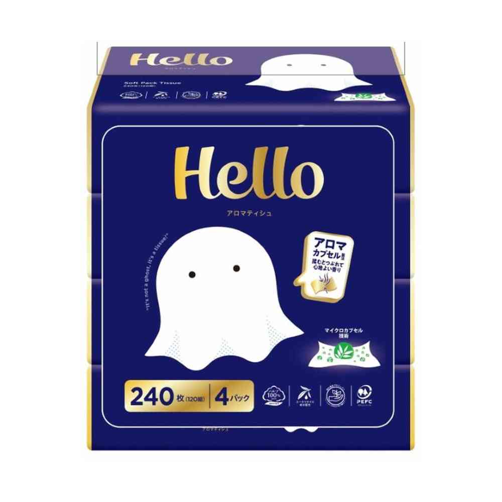 ユニバーサル・ペーパー ハローアロマティシュ 120組×4個入 【20個セット】