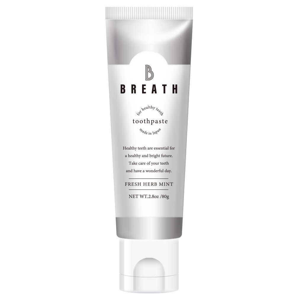 【医薬部外品】ビーブレス 薬用トゥースペースト 歯みがき フレッシュハーブミント 80g