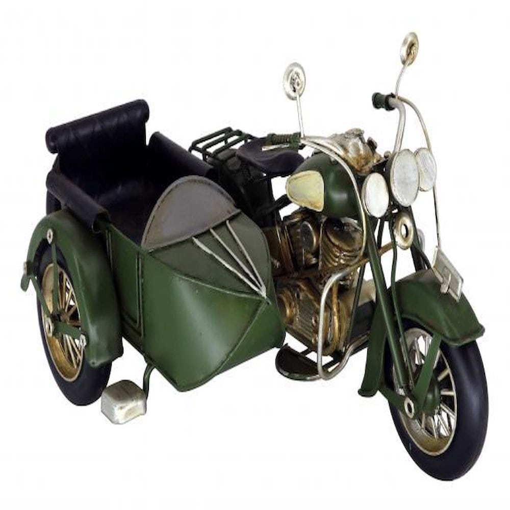 ブリキのおもちゃ side car 43060 【直送品】 返品・キャンセル・他商品と同時購入は不可