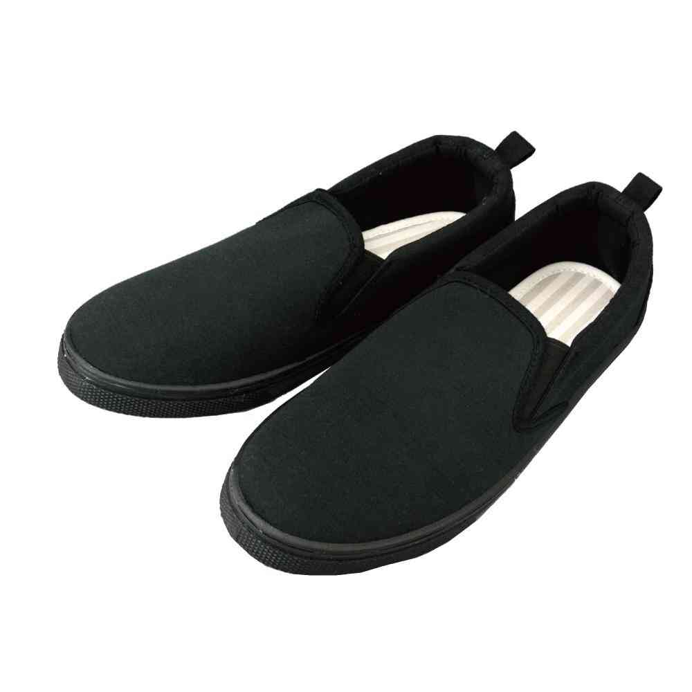 クイン商事 レディーススリッポン スウェットブラック Mサイズ