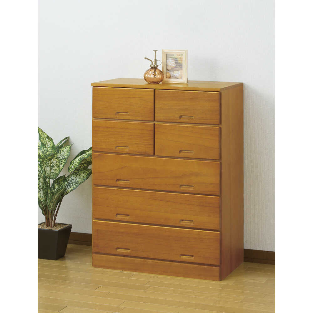 総桐ハイチェスト5段7杯引き出し[02000] メーカー直送▼返品・キャンセル不可【他商品との同時購入不可】