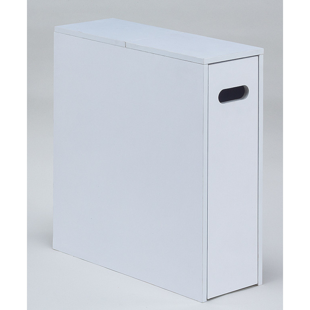 NEW薄型スライドトイレラック ホワイト[0351020] メーカー直送 ▼返品・キャンセル不可【他商品との同時購入不可】
