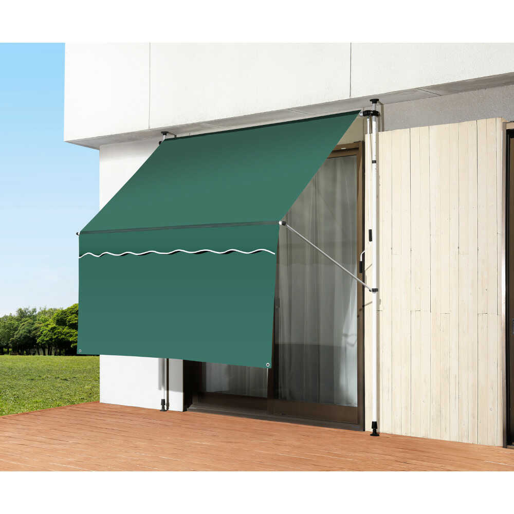 日よけスクリーン＆ブラインド200cm幅 GR[0399910] メーカー直送▼返品・キャンセル不可【他商品との同時購入不可】