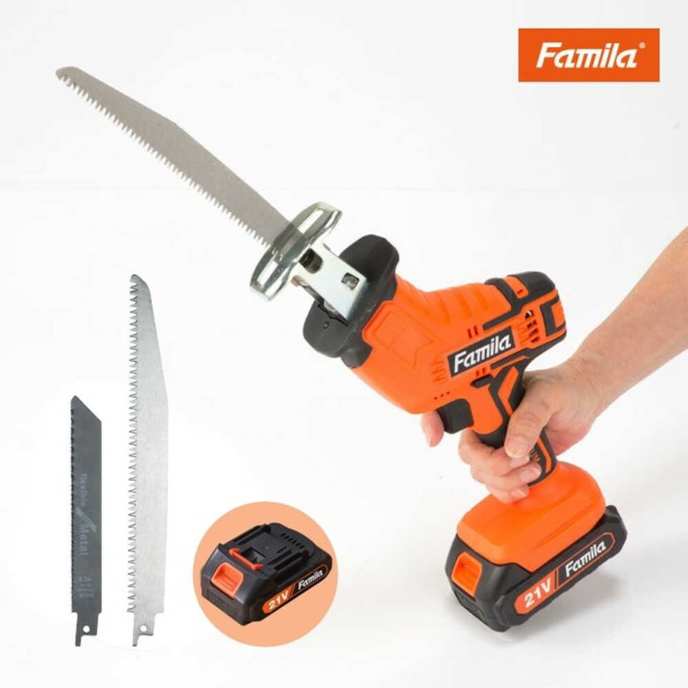 電動ノコギリ6点セット替刃2枚予備バッテリー付[0419010] メーカー直送 ▼返品・キャンセル不可【他商品との同時購入不可】