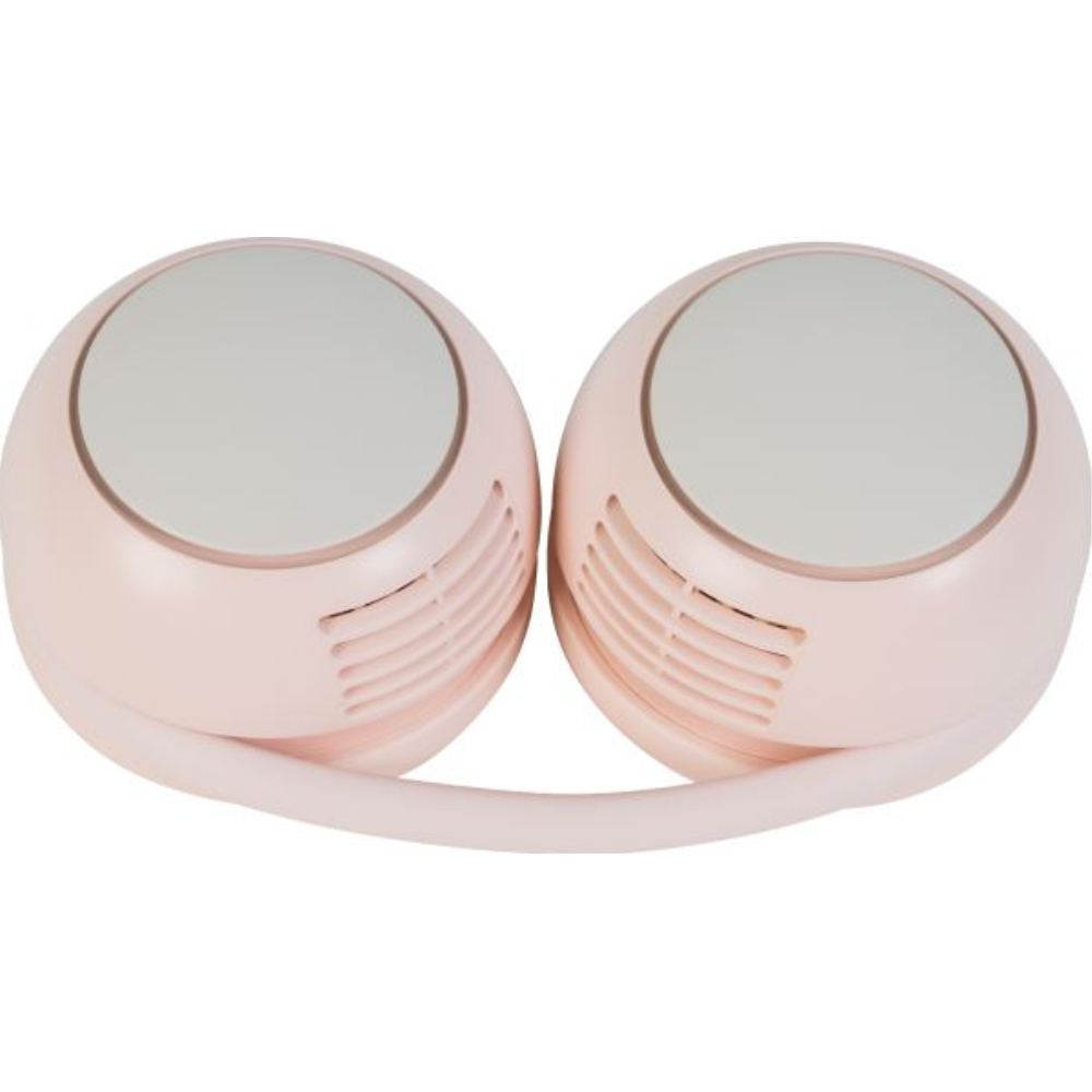 SUZ-HiE ドラム式ネックファン サーモンピンクメーカー直送 ▼返品・キャンセル不可【他商品との同時購入不可】