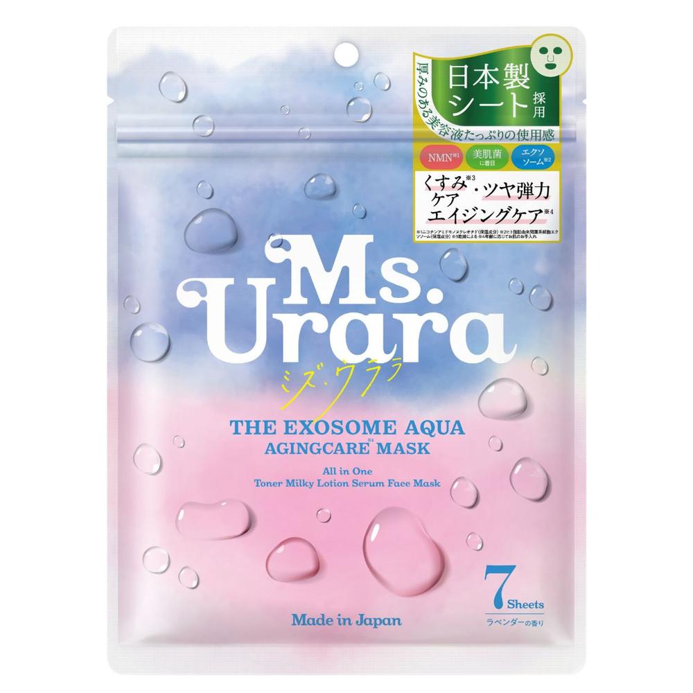 メディテクノソリューションズ Ms.Urara(ミズウララ) THE EXOSOME AQUA AGINGCARE MASK 7枚