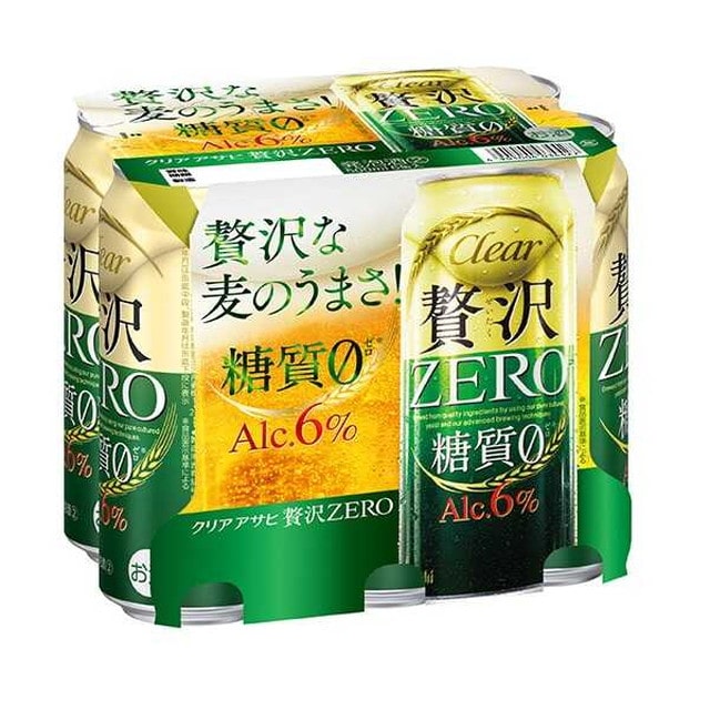 アサヒ クリアアサヒ 贅沢ゼロ 500ml×6本   【4個セット】