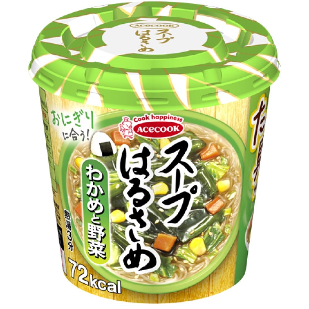 ◆エースコック スープはるさめ わかめと野菜 21G【6個セット】