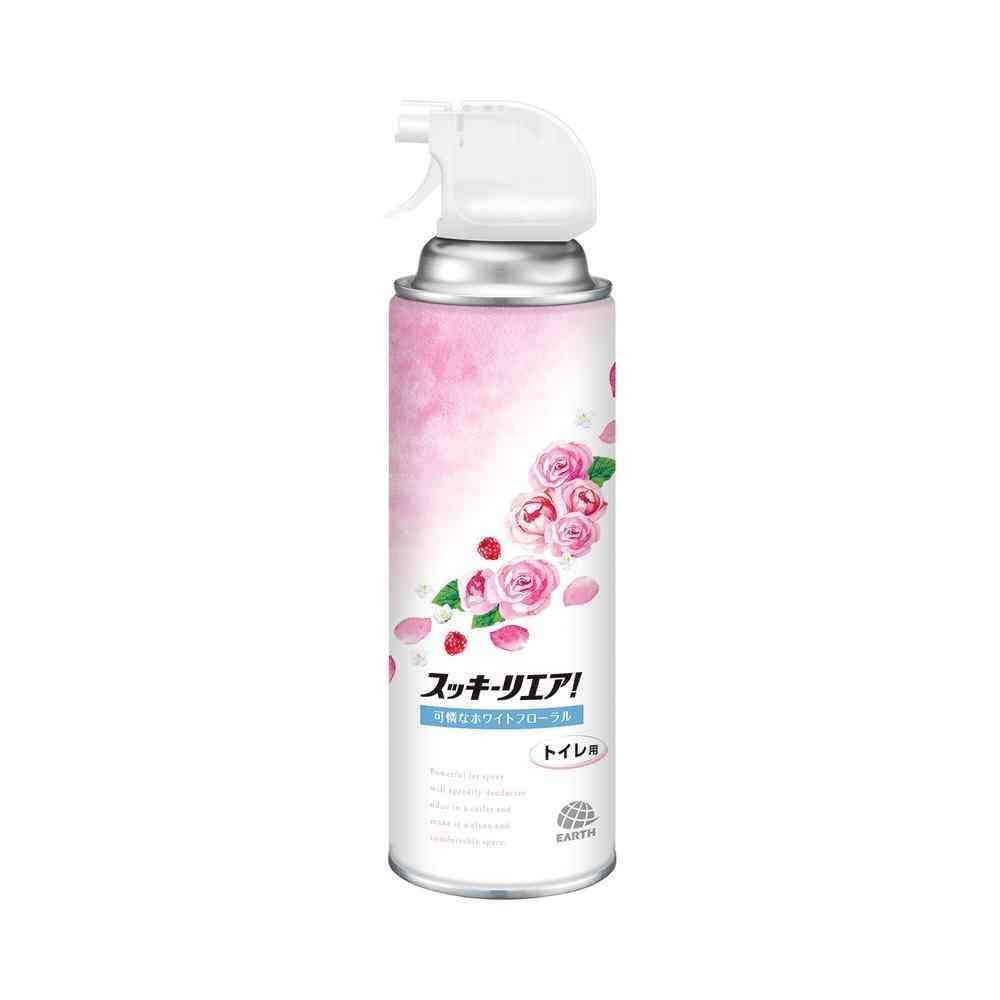 アース製薬 スッキーリエア! トイレ用 可憐なホワイトフローラル 350ml