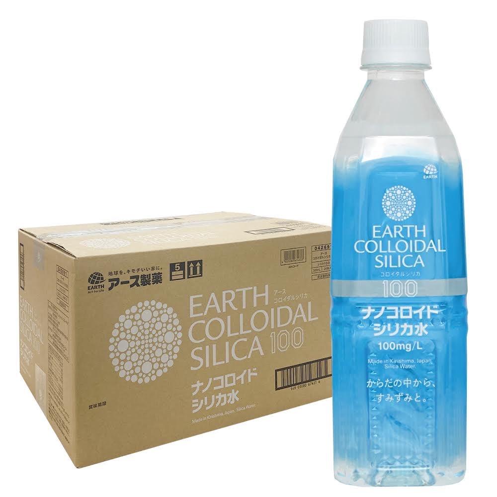 ◆アース ナノコロイドシリカ水 500ml【24本セット】