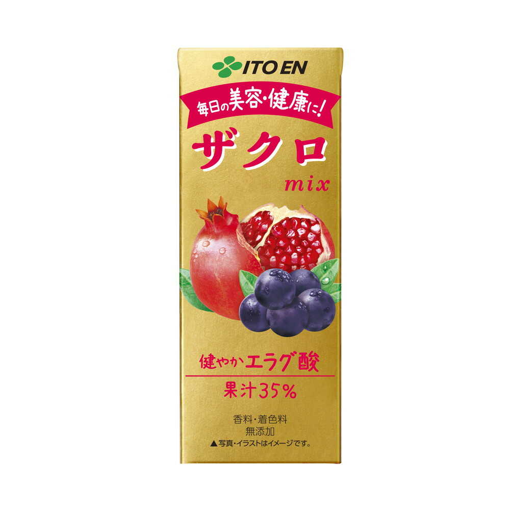 ◆伊藤園 紙パック ザクロミックス 200mL   【12個セット】