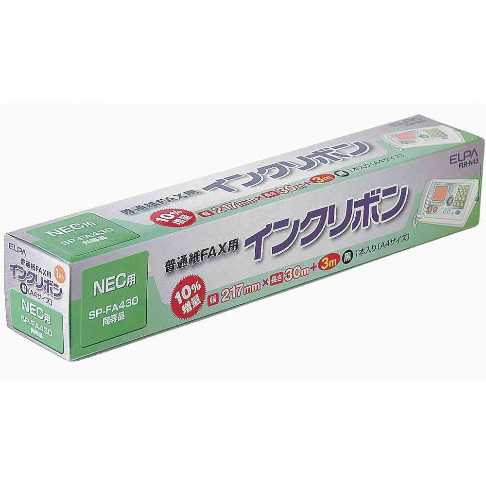 朝日電器  ELPA FAX インクリボン FIR-N43 1本