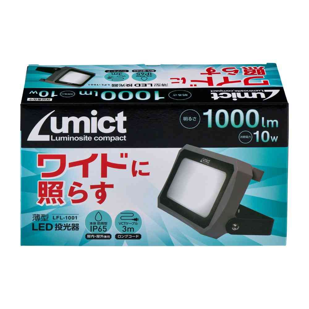 エルパ ELPA AC式投光器 1000LM LFL-1001