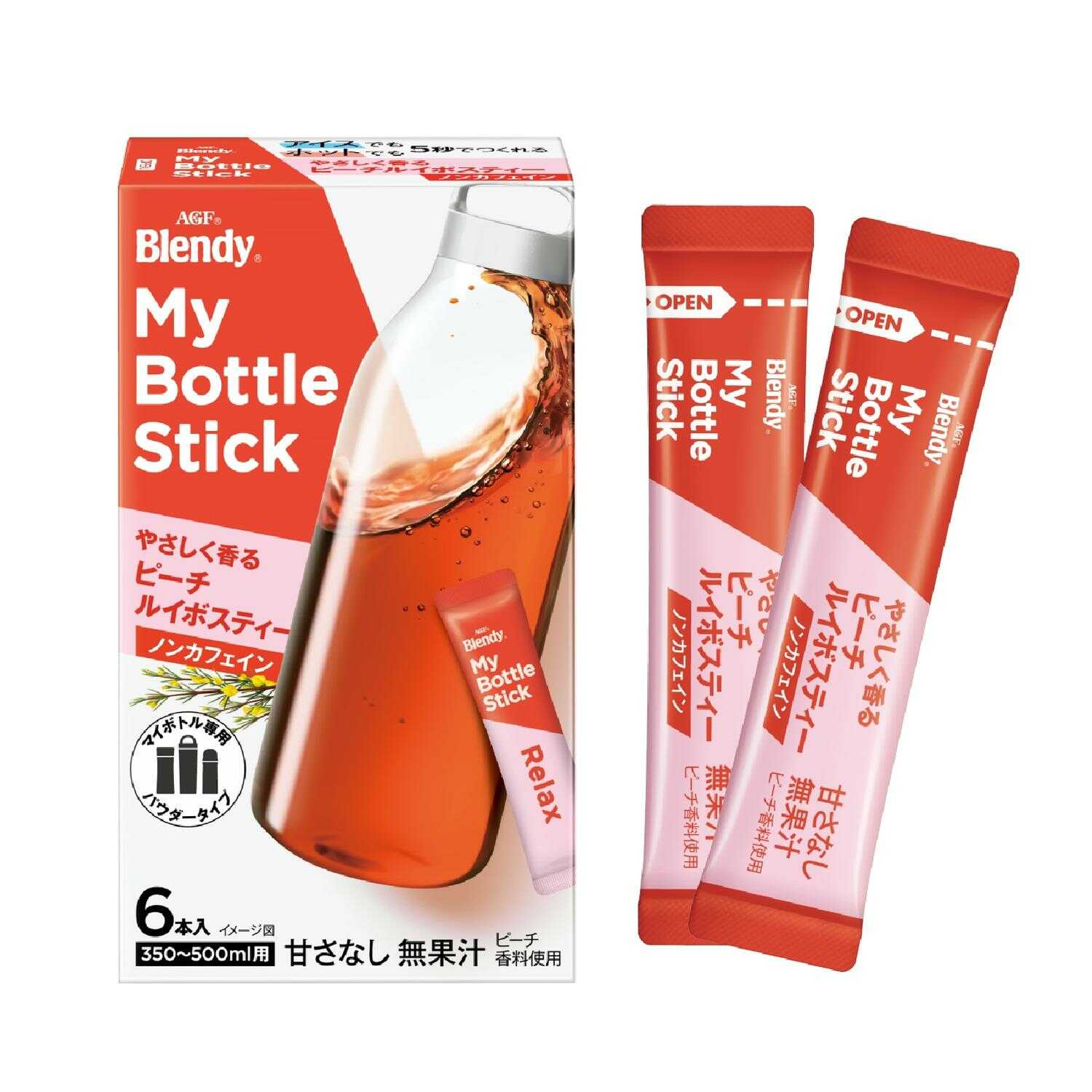 ◆味の素 ブレンディ(R) マイボトルスティック やさしく香るピーチルイボスティー 3.5gx6本   【6個セット】