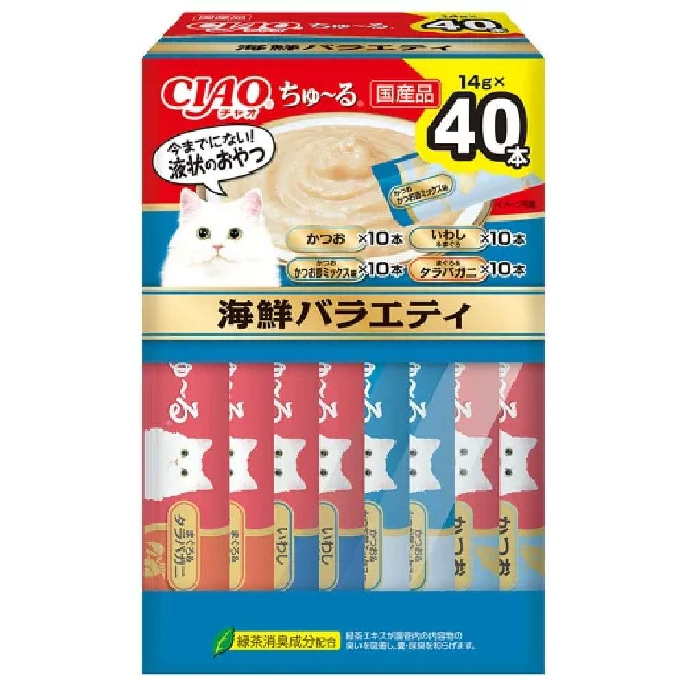 ちゅーる海鮮バラエティ 14g×40P