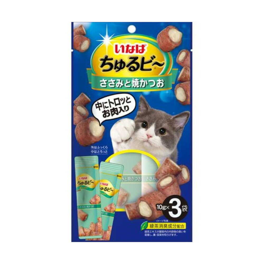 いなば ちゅるビー ささみと焼かつお 10g×3袋