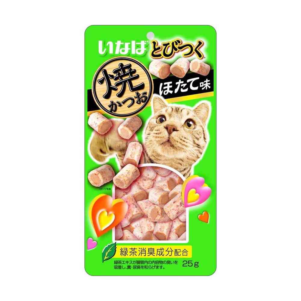 いなば とびつく焼かつおほたて味 25g