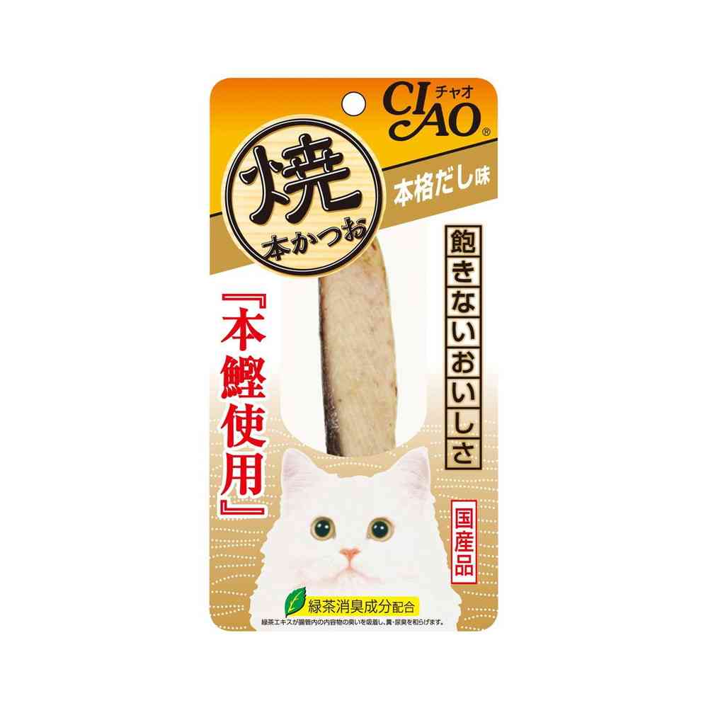 いなばペットフード 焼本かつお 本格だし味 1本   【6個セット】
