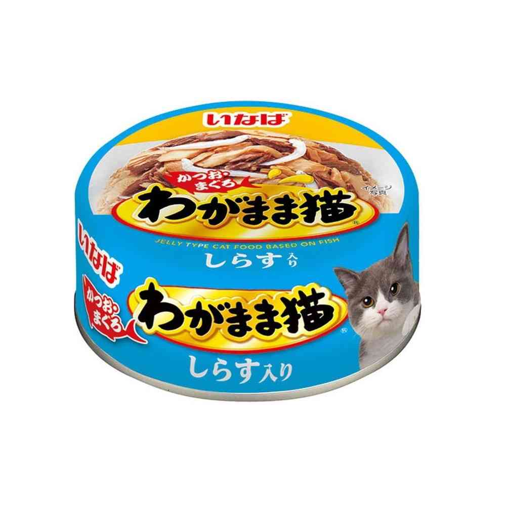 いなば わがまま猫しらす入りかつお・まぐろ 115g