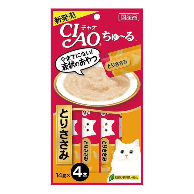 いなば チャオ ちゅ~る とりささみ 14G×4P