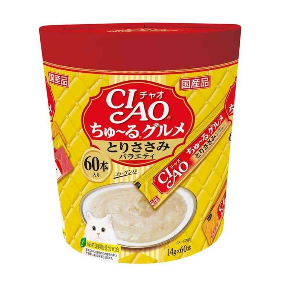 いなば ちゅーるグルメとりささみバラエティ 14g×60本