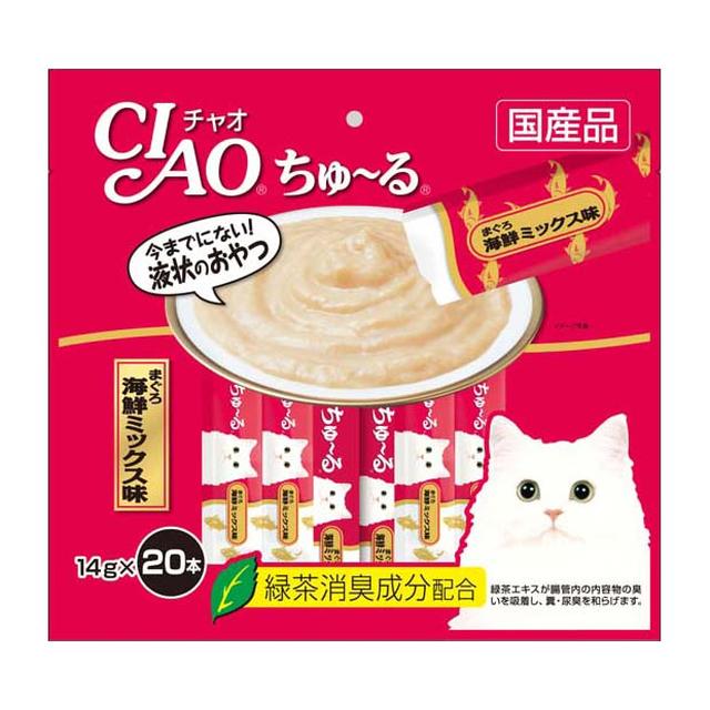 いなば ちゅ~るまぐろ海鮮ミックス 14gx20本