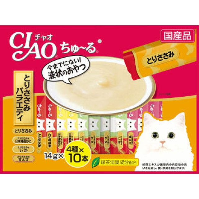CIAOちゅ~る40本とりささみバラエティ