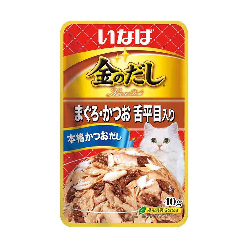 いなば 金のだしパウチ まぐろ・かつお 舌平目入り 40g