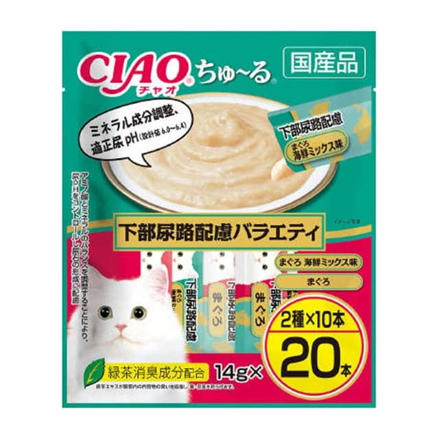ちゅ~る20本幅狭下部尿路配慮バラエティ 14g×20本