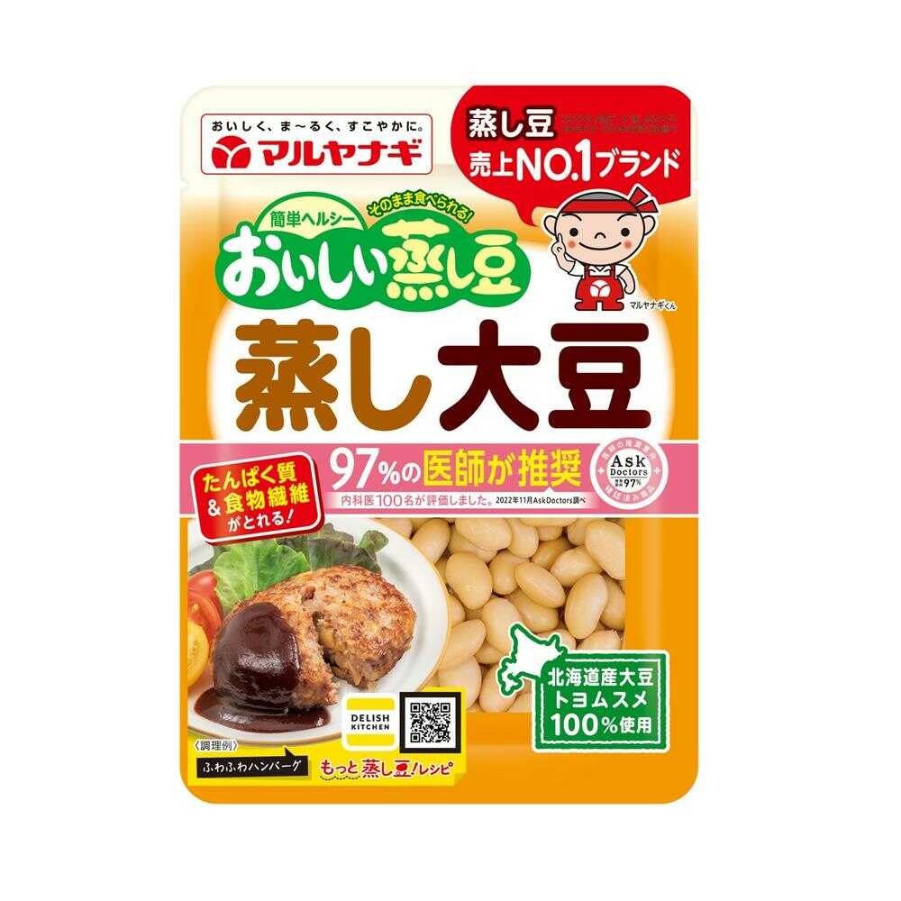 ◆マルヤナギ小倉屋 蒸し大豆 90g   【12個セット】
