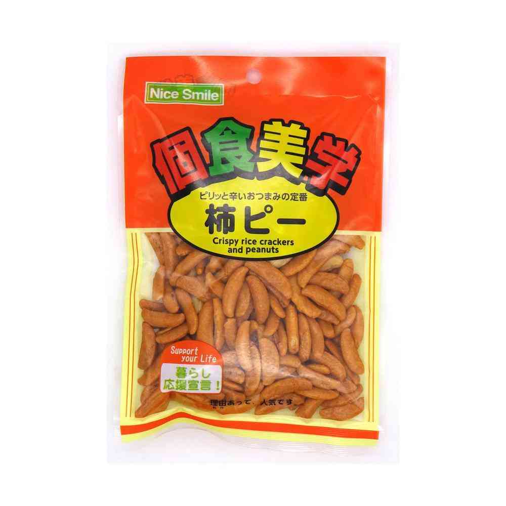 ◆エヌエス 稲葉ピーナツ 個食美学 柿ピー 80g   【16個セット】