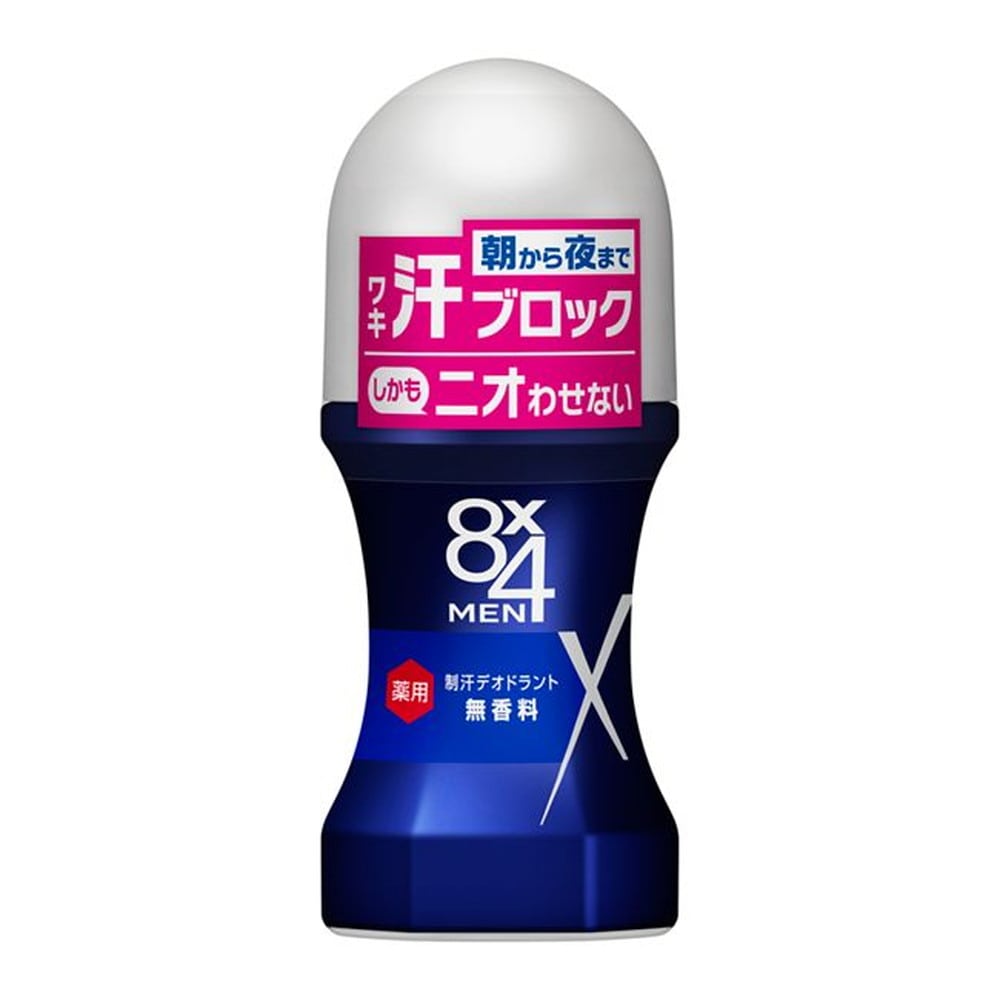 【医薬部外品】花王 8×4 MEN(エイトフォーメン) ロールオン 無香料 60ml