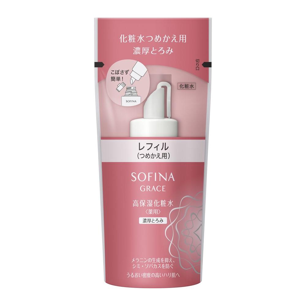 【医薬部外品】ソフィーナグレイス 高保湿化粧水 薬用 濃厚とろみ 詰替 130ml