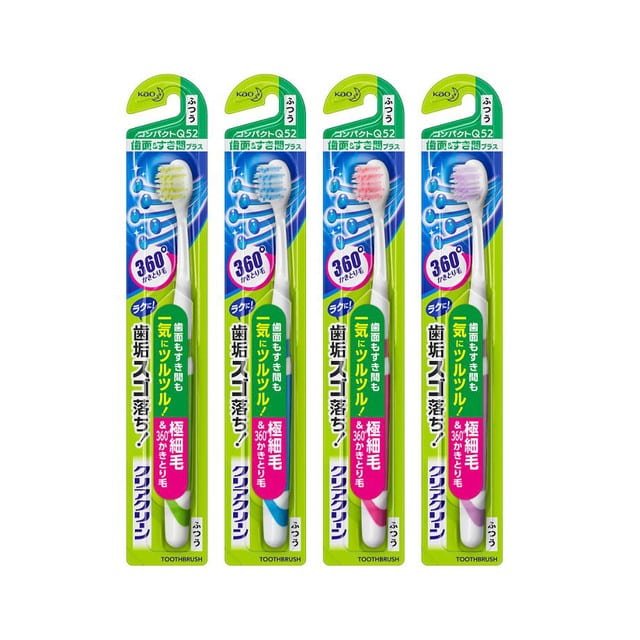 花王 クリアクリーン ハブラシ 歯面&すき間プラス コンパクト ふつう ○色の選択不可