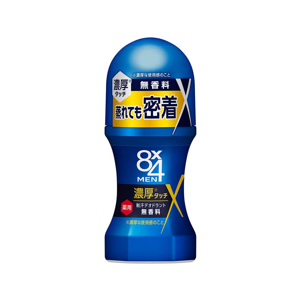 【医薬部外品】花王 8x4MEN(エイトフォーメン) 濃厚ロールオン 無香料 60ml