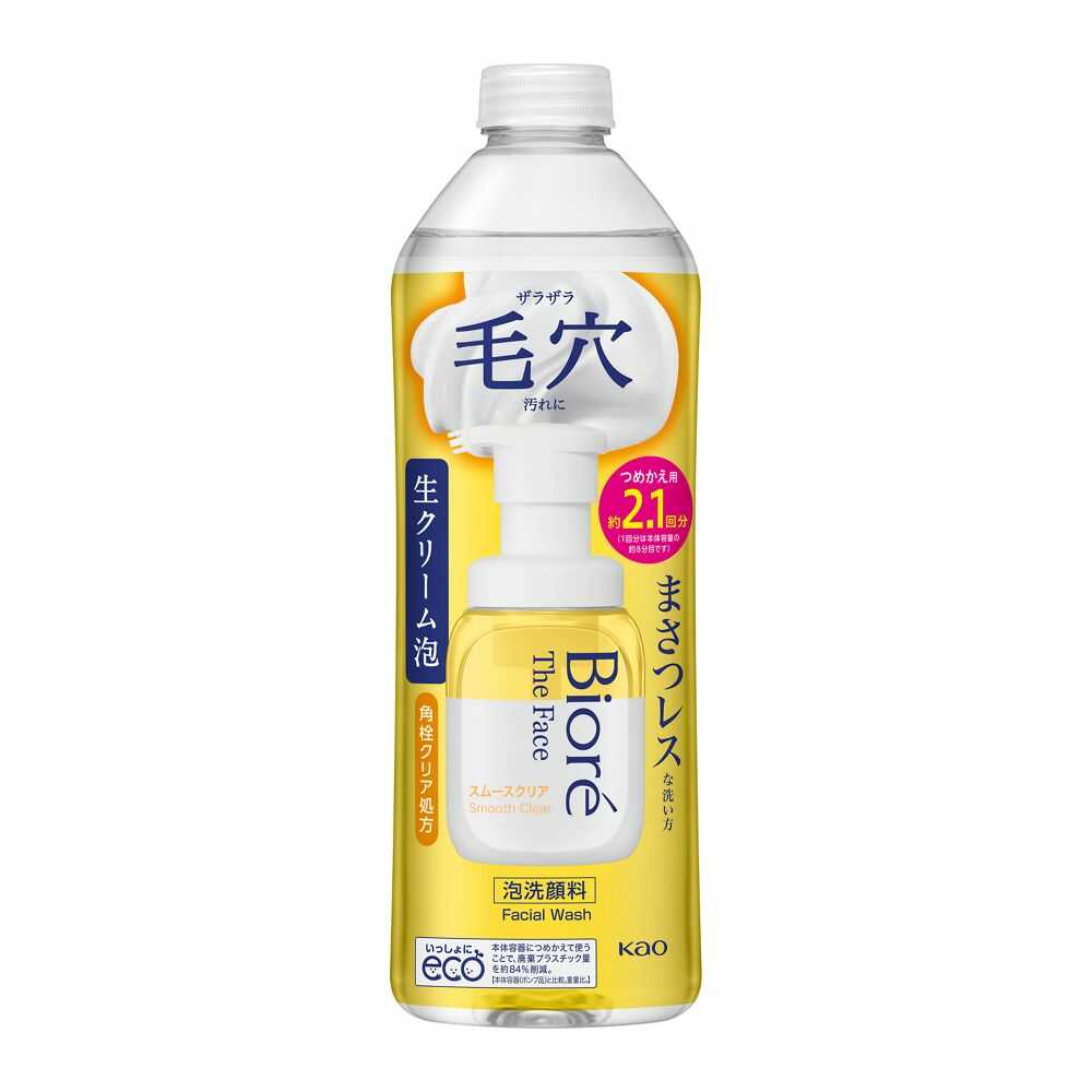 花王 ビオレ ザフェイス 泡洗顔料 スムースクリア 詰め替え 340ml