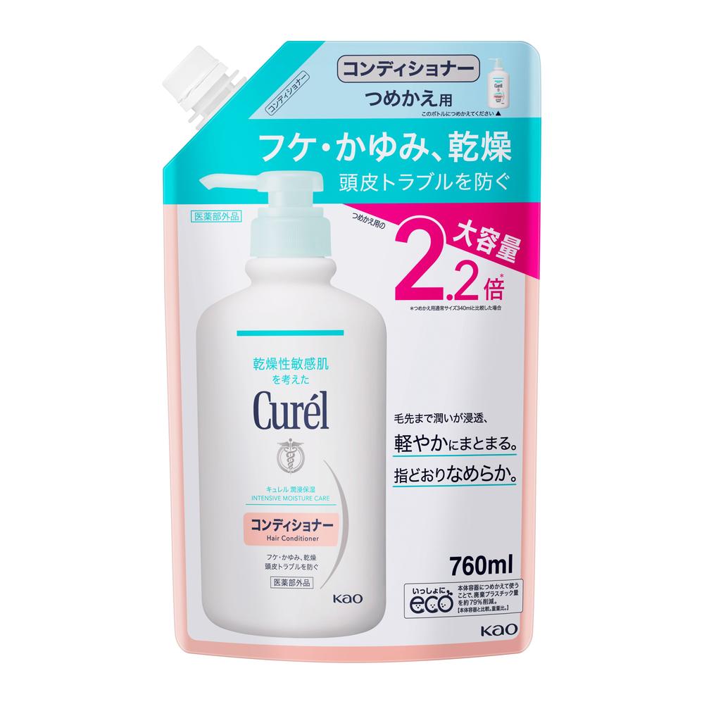 【医薬部外品】花王 キュレル(curel)コンディショナー 大容量 詰め替え用 760ml