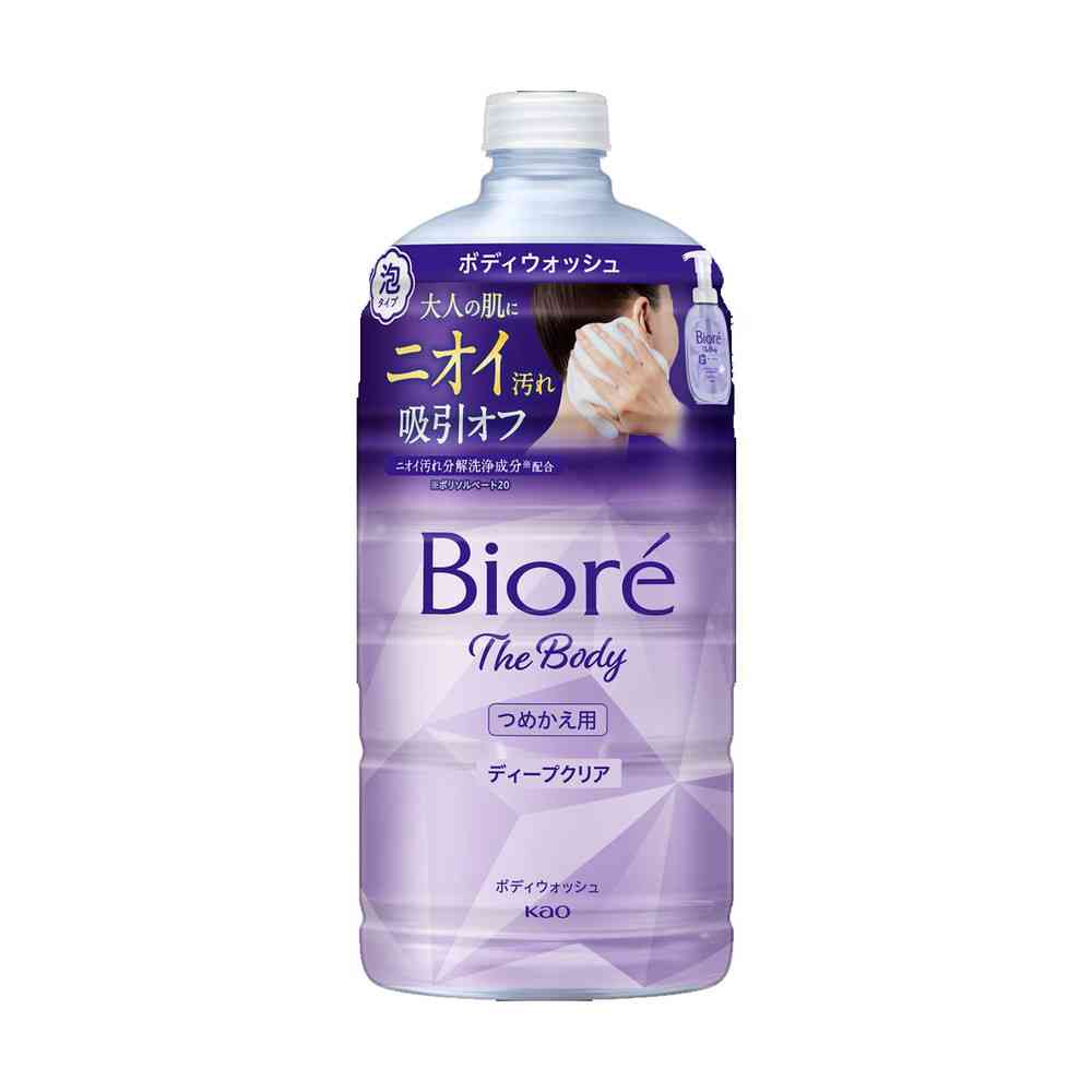 花王 ビオレ ザ ボディ 泡タイプ ディープクリア つめかえ用 740ml 【10個セット】