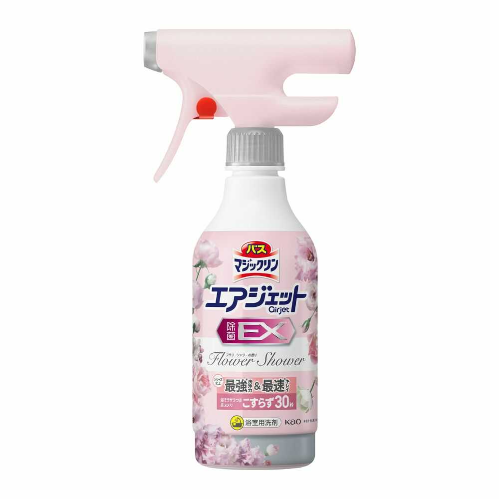 花王 バスマジックリン エアジェット 除菌EX フラワーシャワーの香り 本体 390ml