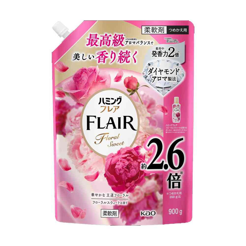 花王 ハミングフレア フローラルスウィート スパウトパウチ 900g