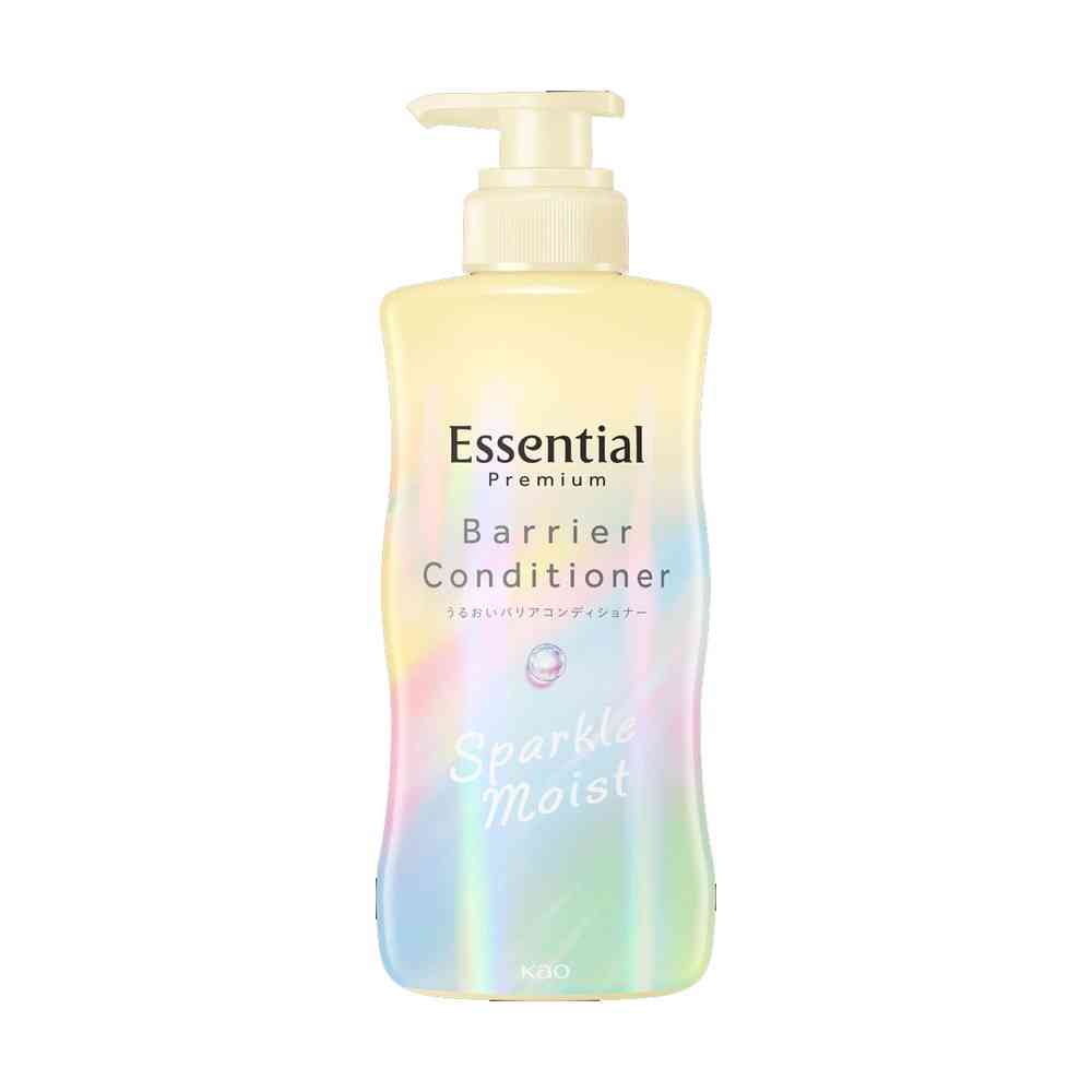 花王 エッセンシャル プレミアム うるおいバリアコンディショナー スパークルモイスト ポンプ 430ml