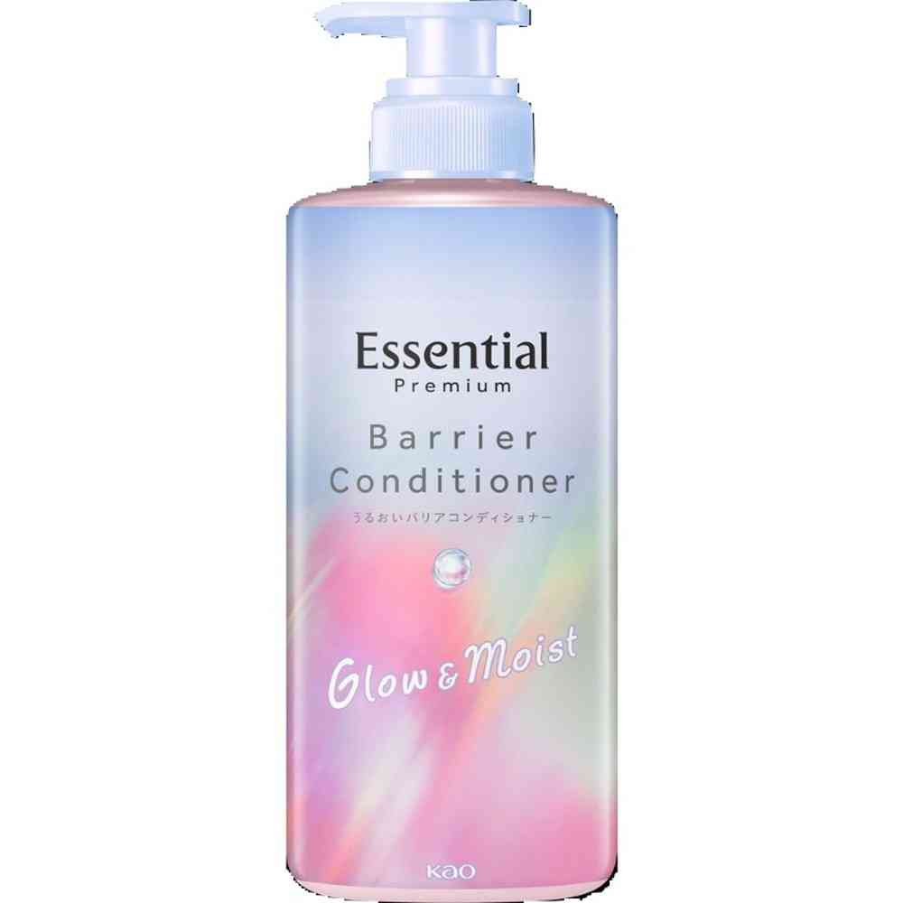 花王 エッセンシャル プレミアム うるおいバリアコンディショナー グロウ&モイスト ポンプ 450ml