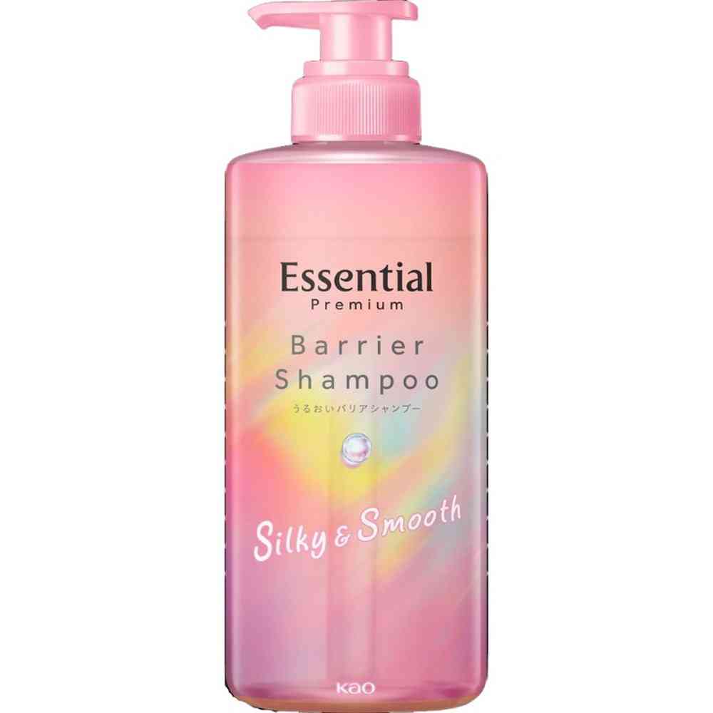 花王 エッセンシャル プレミアム うるおいバリアシャンプー シルキー&スムース ポンプ 450ml