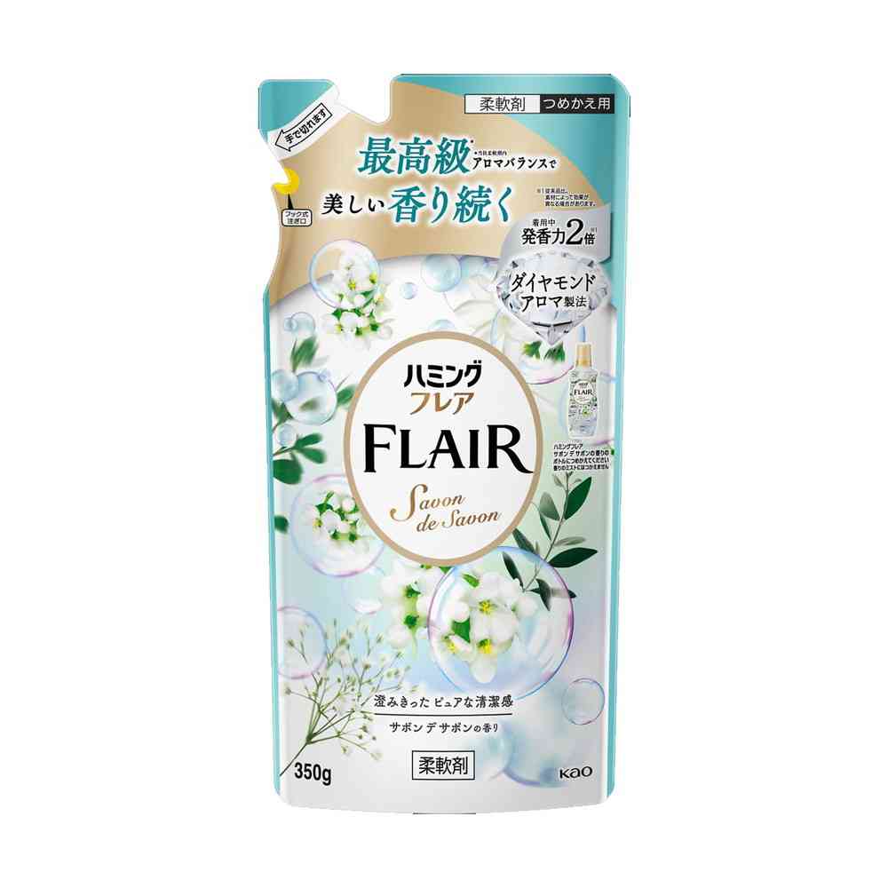 花王 ハミングフレア サボンデサボン つめかえ用 350g 【3個セット】