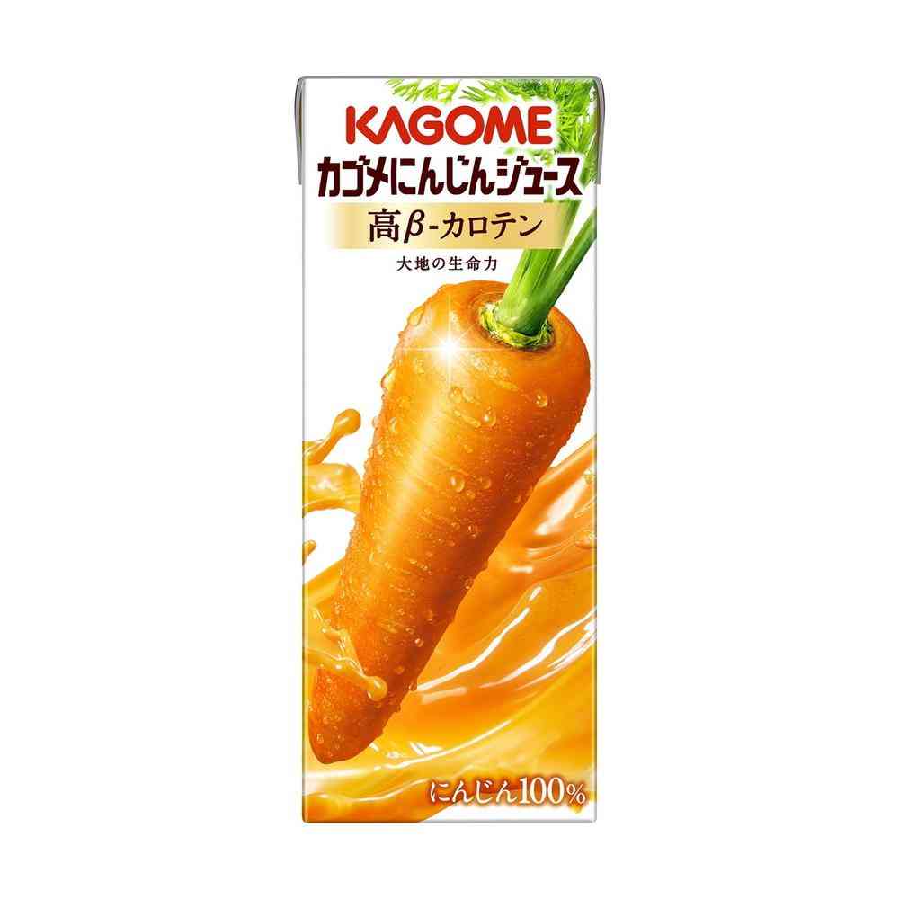 ◆カゴメ にんじんジュース 高β-カロテン 200ml   【24個セット】